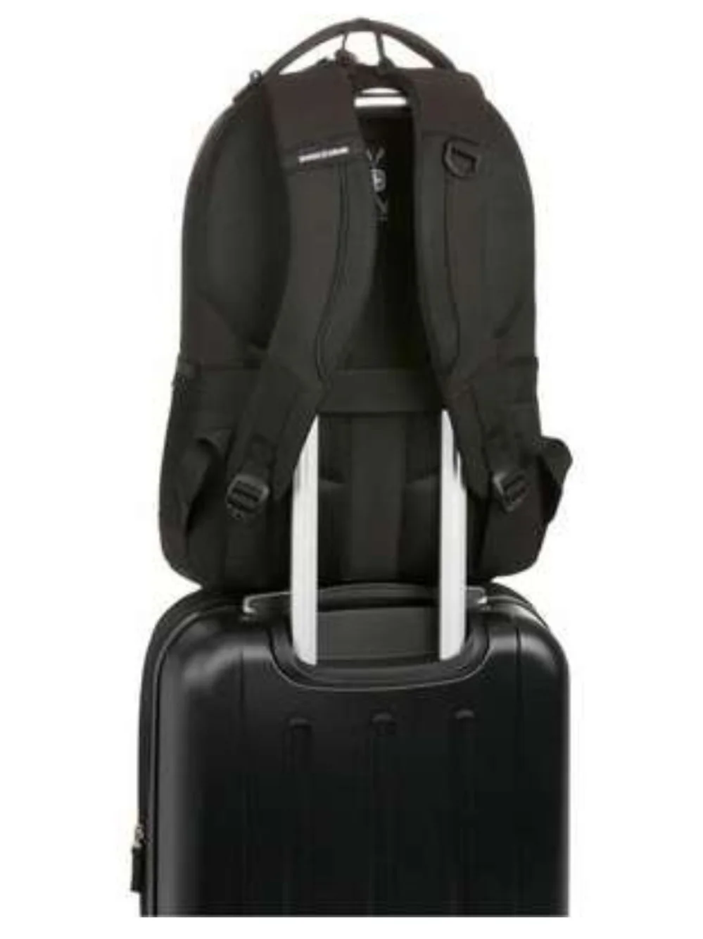 NWOT-SwissGear Black Laptop Up To 16in Backpack #5532-TTA Compliant-